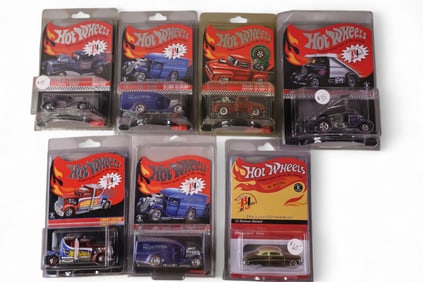 7 RED LINE CLUB HOT WHEELS