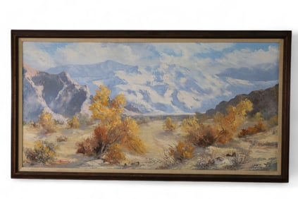 LARGE MARJORIE SCHUMACHER OIL PAINTING