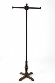 VICTORIAN CAST IRON HAT RACK