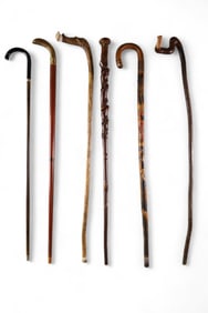 6 WALKING STICKS