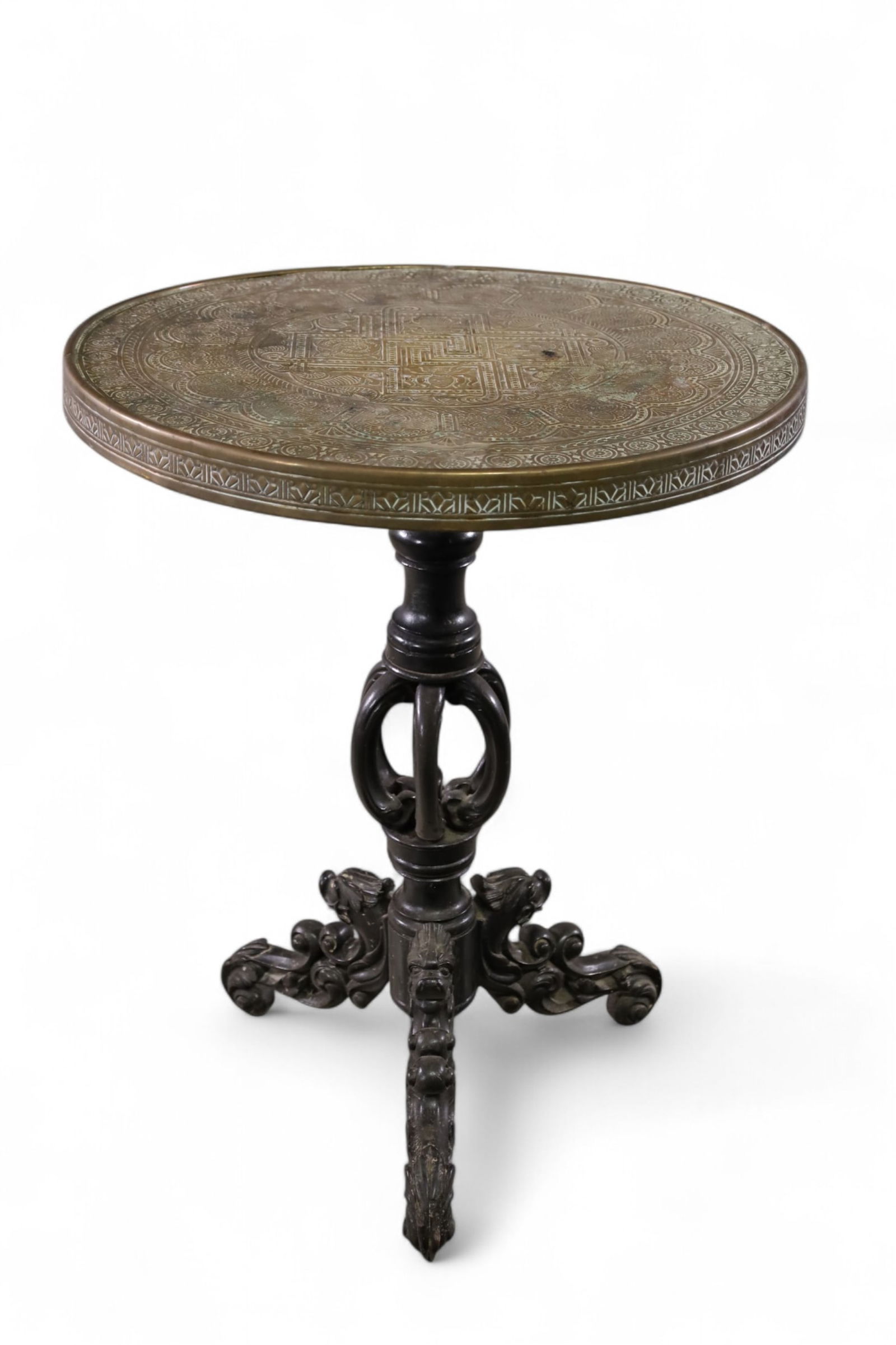 INDONESIAN LAMP TABLE (1 of 3)