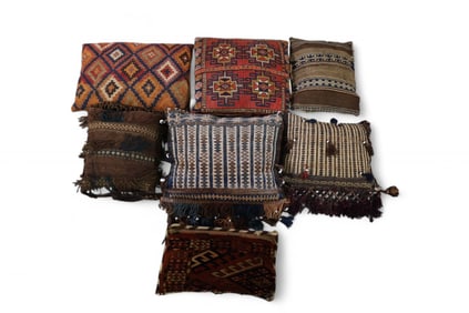 COLLECTION OF RUG PILLOWS