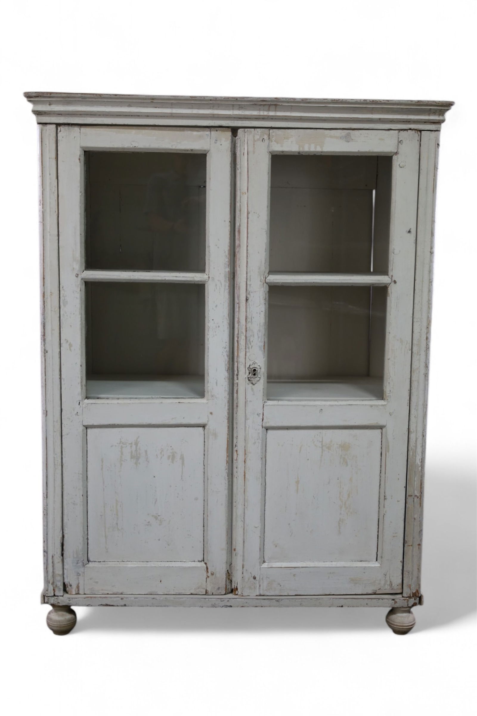 PRIMITIVE PAINTED KITCHEN CUPBOARD (1 of 2)