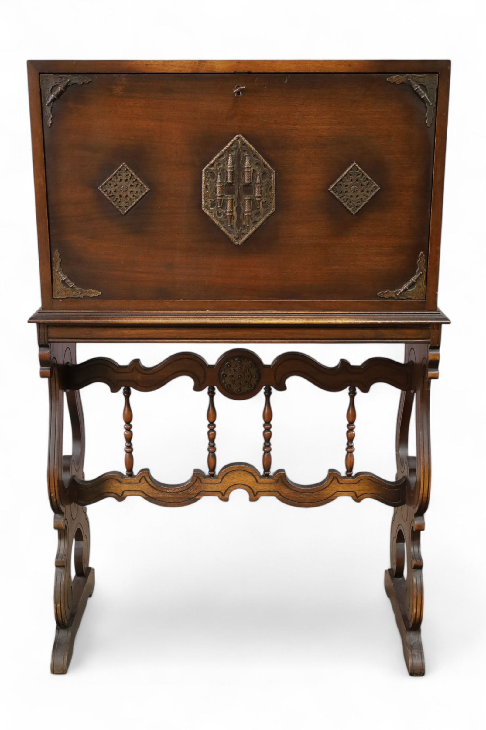 1920'S SPANISH STYLE DESK (1 of 4)