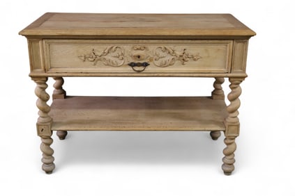 ANTIQUE CARVER SERVER