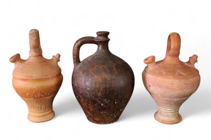 3 PIECES OF POTTERY