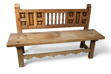 SPANISH STYLE BENCH