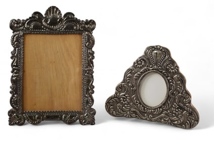 2 SILVER FRAMES