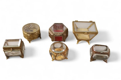 6 DRESSER BOXES