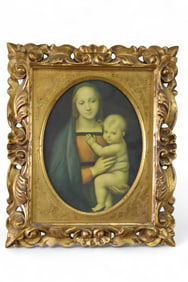 MADONNA AND CHILD FRAMED PRINT