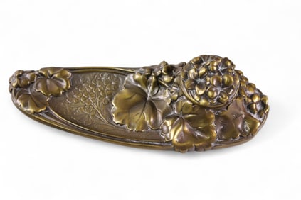 FRENCH BRONZE INKWELL