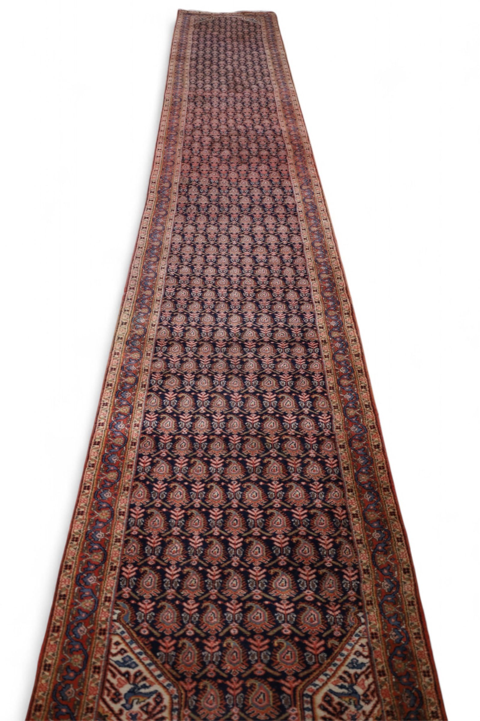 APPROX 20' x 2' 8" HANDMADE WOOL RUNNER (1 of 6)