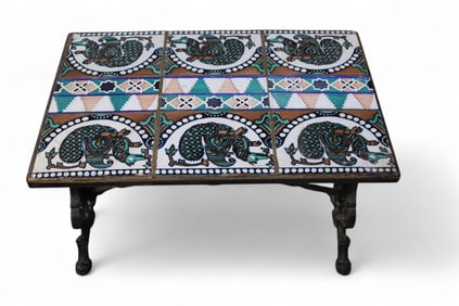 TILE TOP SIDE TABLE