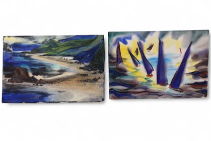 2 RICHARD BEAMAN PAINTINGS