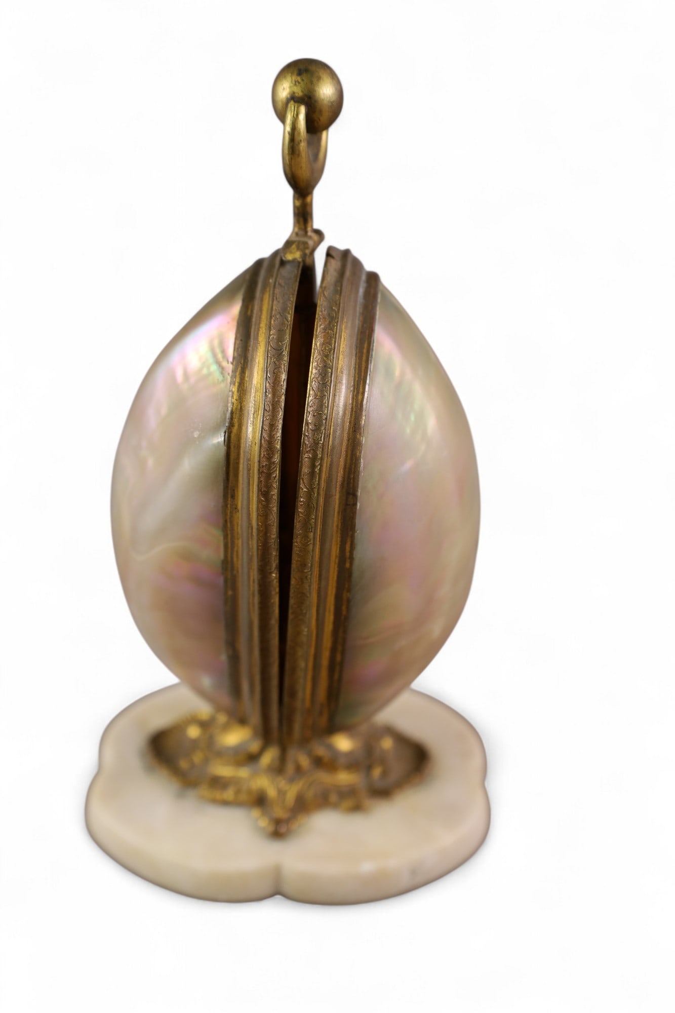 VICTORIAN SHELL LIPSTICK HOLDER: VICTORIAN SHELL LIPSTICK HOLDER. 8" H.