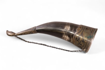 VICTORIAN POWDER HORN
