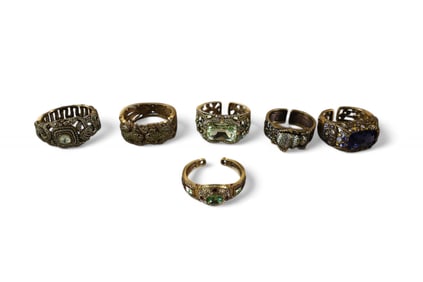 6 PCS OF HEIDI DAUS JEWELRY