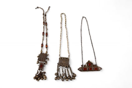 MIDDLE EASTERN SILVER PENDANTS