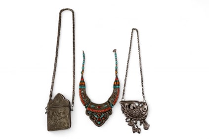 3 MIDDLE EASTERN NECKLACES