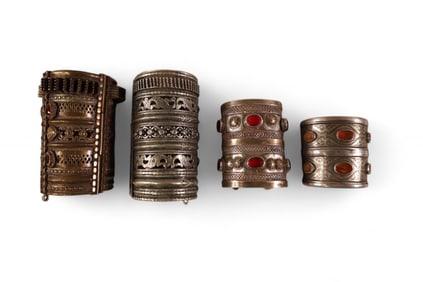 4 TURKOMAN CUFF BRACELETS