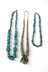 3 NATIVE AMERICAN NECKLACES