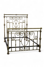 VICTORIAN BRASS BED
