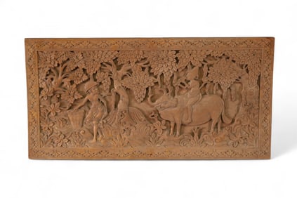 ASIAN WALL PLAQUE
