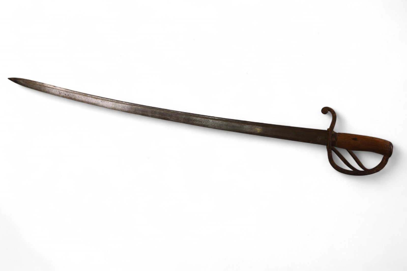 MEXICAN SABER SWORD: ANTIQUE MEXICAN SABAR SWORD. 38" L.