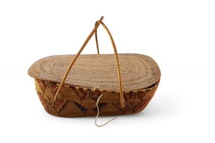 SALISH LIDDED BASKET