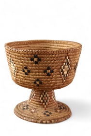 SALISH FOOTED BASKET