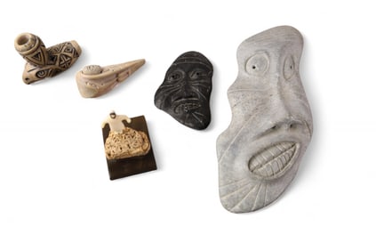 5 ESKIMO CARVINGS