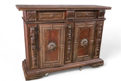 19TH CENTURY ITALIAN BUFFET (ASIS)