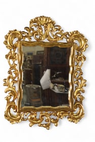 ITALIAN GOLD GILT WALL MIRROR