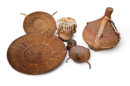 GROUPING OF AFRICAN BASKETS