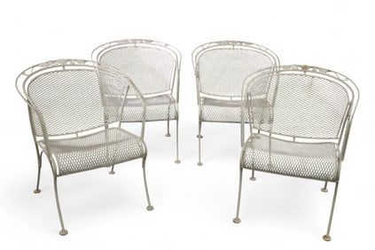 SET OF 4 PATIO CHAIRS