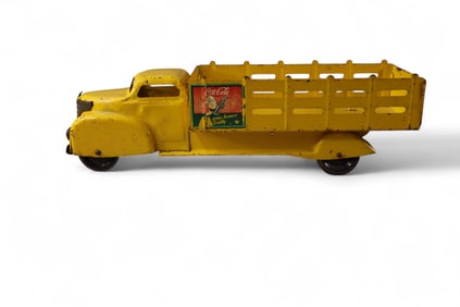 MARX COCA COLA STAKEBED TRUCK