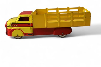 MARX TIN LITHO STAKE BED TRUCK