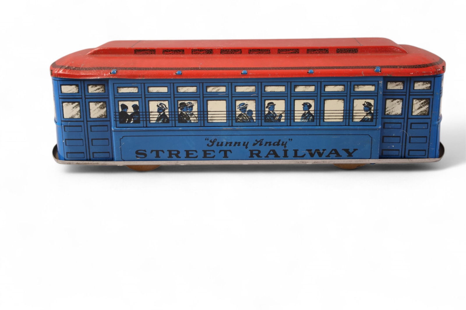 TIN LITHO STREET CAR (1 of 3)
