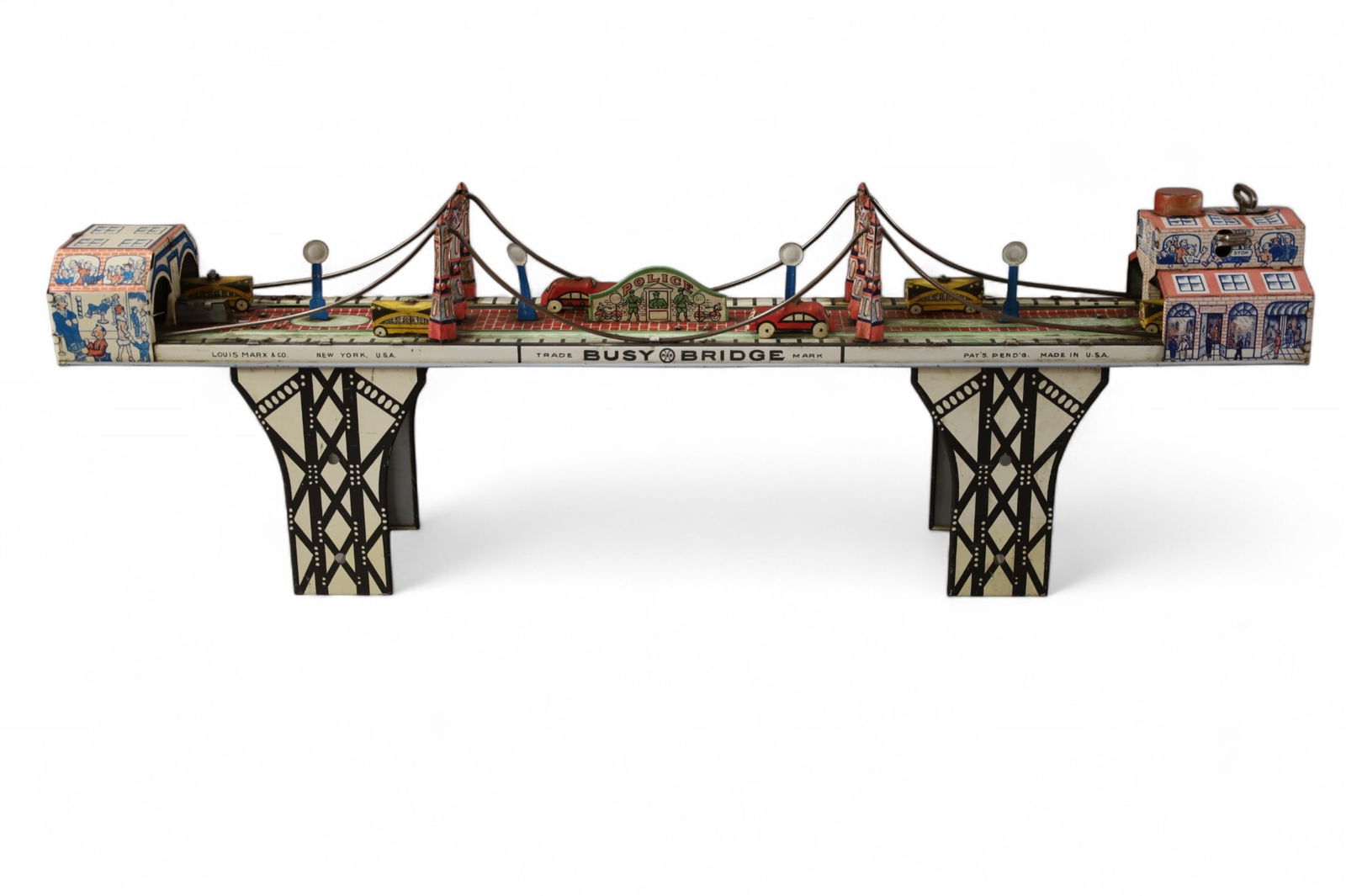 MARX BUSY BRIDGE WIND UP (1 of 4)