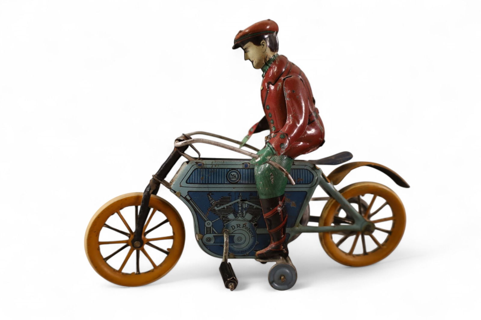GERMAN WIND UP MOTORCYCLE (1 of 3)