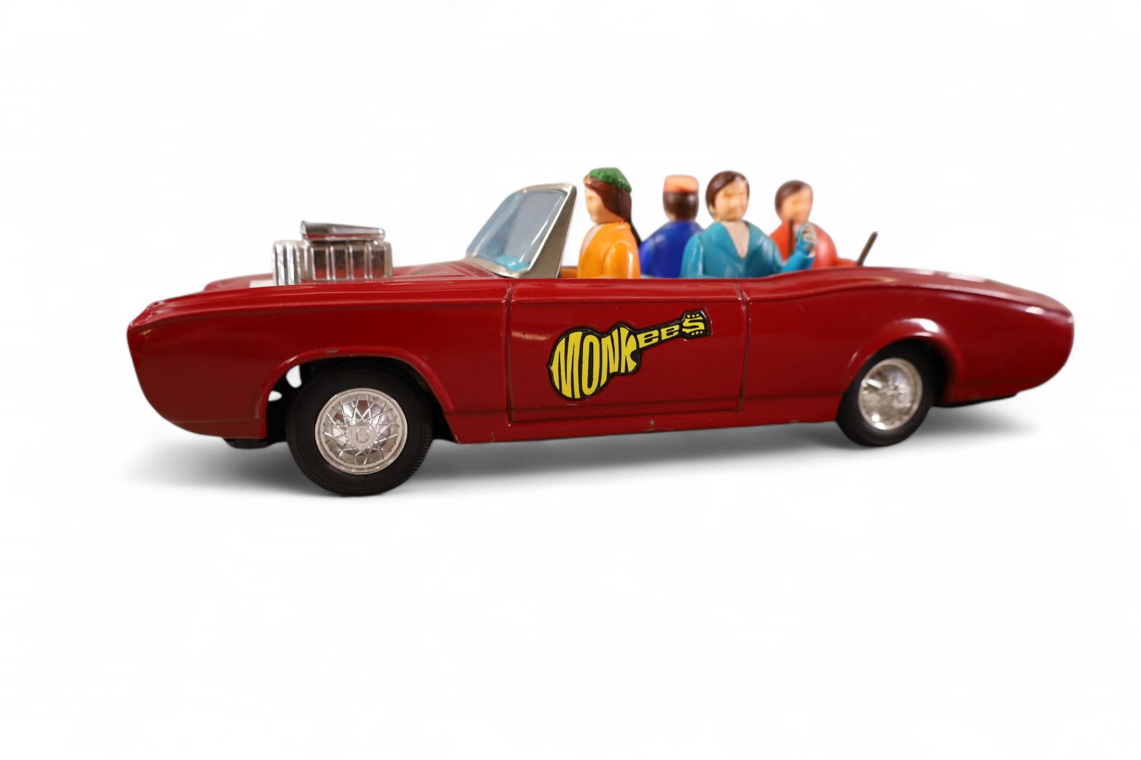 JAPANESE MONKEES MOBILE: JAPANESE BATTERY OP MONKEES MOBILE, UNKNOWN WORKING ORDER. 12" L.