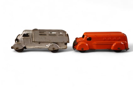 2 SMALL STEEL TRUCKS