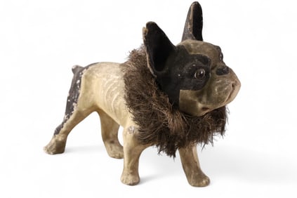 FRENCH PAPIER MACHE DOG