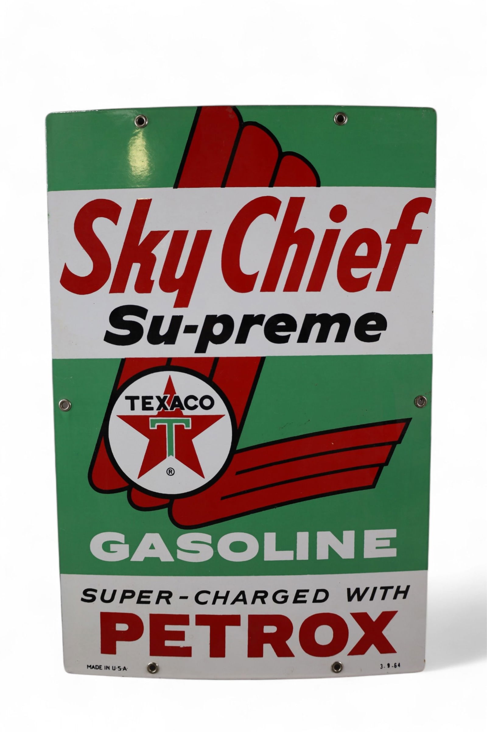 TEXACO PUMP PLATE (1 of 2)