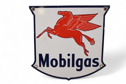MOBILGAS PUMP PLATE