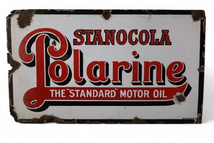 POLARINE STANOCOLA PORCELAIN SIGN