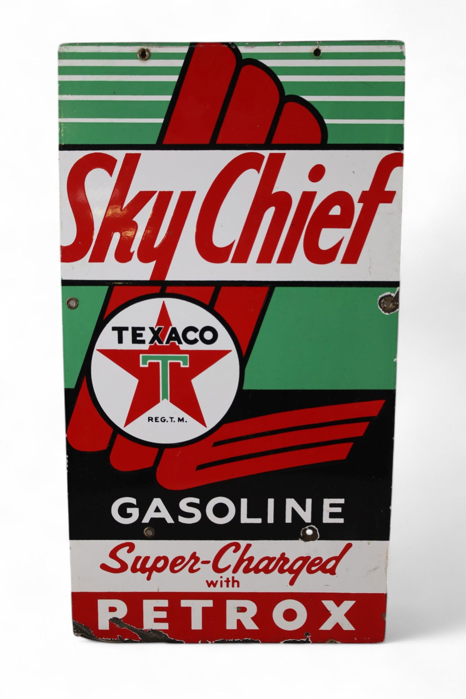 TEXACO SKY CHIEF PUMP PLATE (1 of 3)