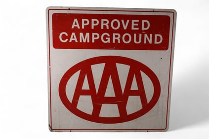 AAA CAMPGROUND SIGN