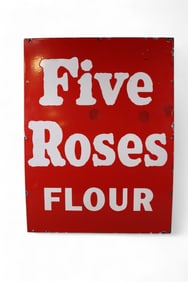 5 ROSES FLOUR SIGN