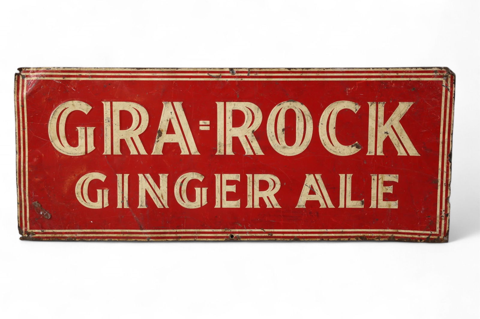 GRA-ROCK GINGER ALE SIGN (1 of 2)